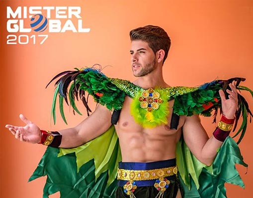 Mister Global 2017 với trang phục dân tộc